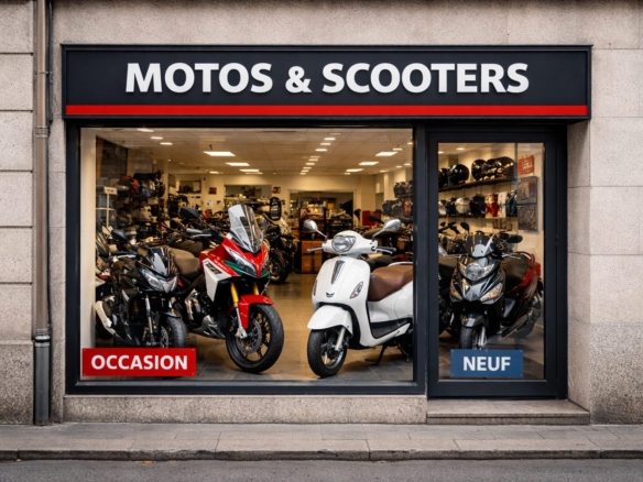 Genève Centre-Ville | Garage 2-Roues (Motos, Scooters) À Vendre